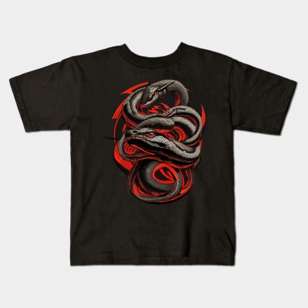 Black Album Kids T-Shirt by Moulezitouna